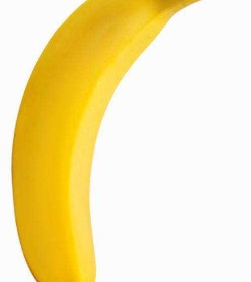 1 buah pisang ukuran kecil