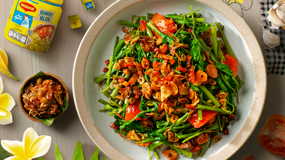 Tumis Kangkung Sambal Embe