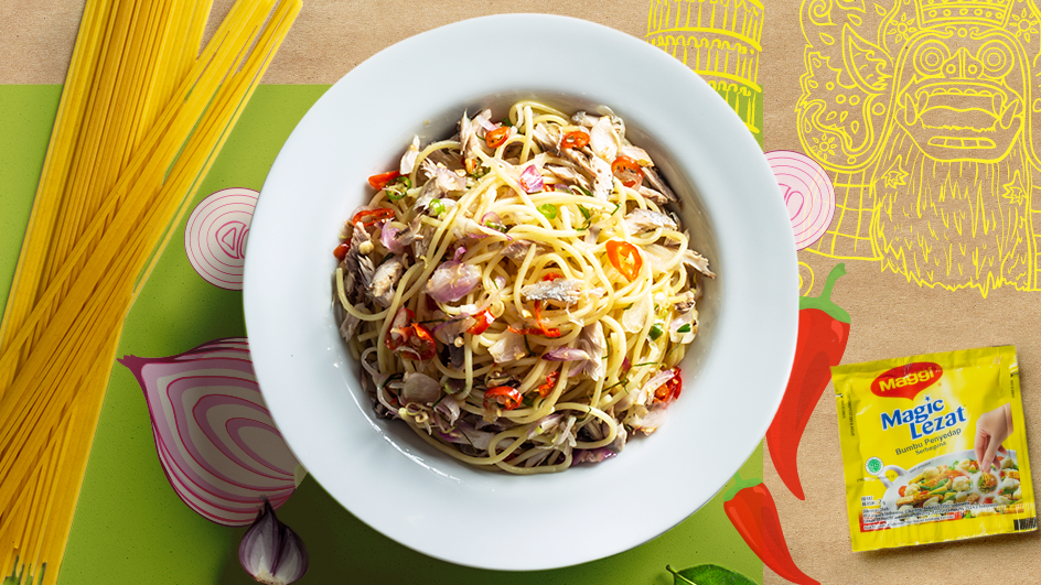 Spageti Tongkol Sambal Matah