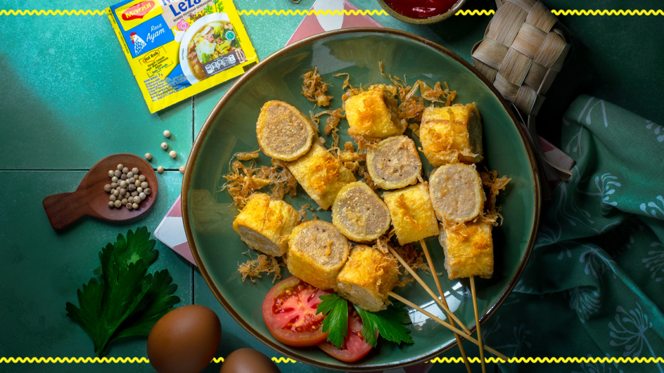 Lezatnya nugget telur gulung dengan nugget renyah dibalut telur lembut, siap untuk camilan praktis di rumah
