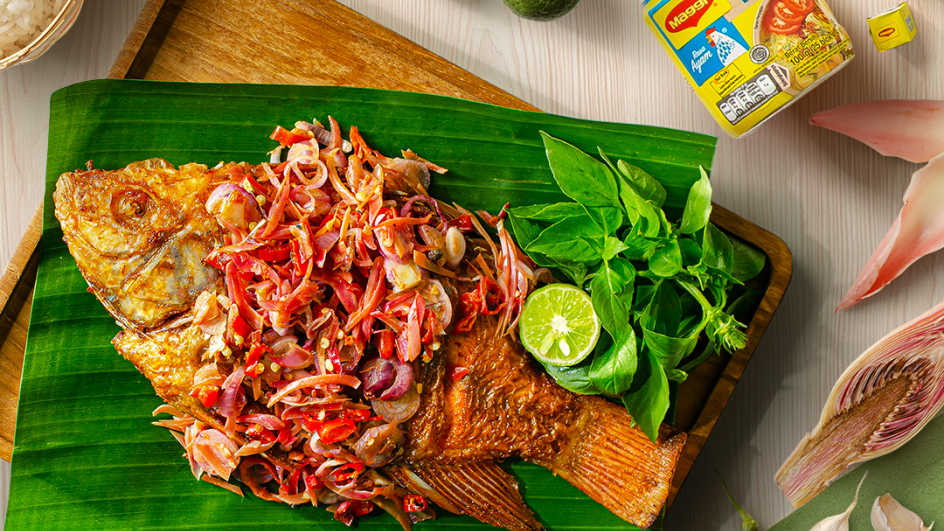 Nila Goreng Sambal Bongkot