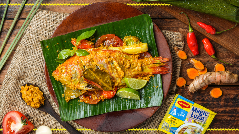 Pepes ikan khas Nusantara dengan bumbu rempah yang meresap