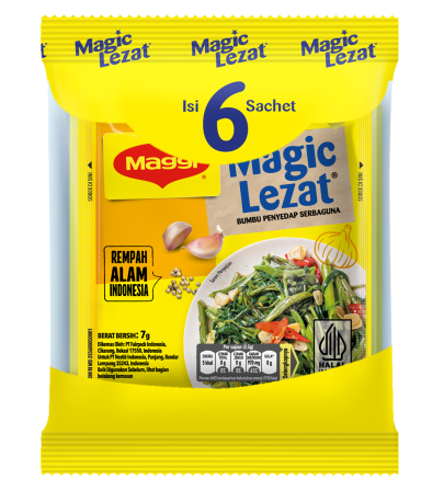 Maggi Magic Lezat All-in-One (Original) Polybag isi 6-front