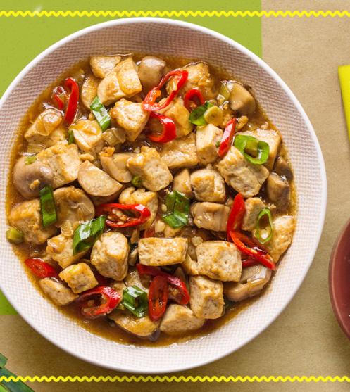 Tahu Jamur Saus Tiram