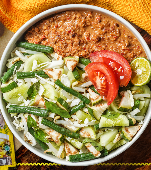 Karedok Bumbu Kacang