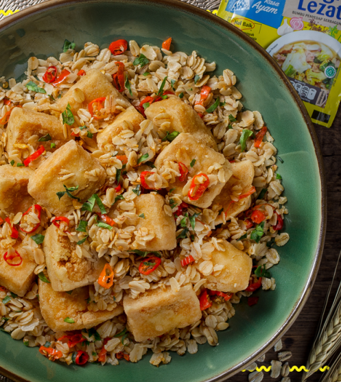 Tahu Goreng Oatmeal