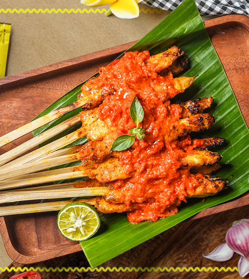 Sate Ayam Plecing