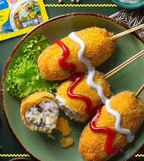 Resep Stik Nasi Ayam Keju | Maggi Penyedap Rasa