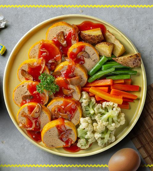 Ayam Galantine Telur Dadar
