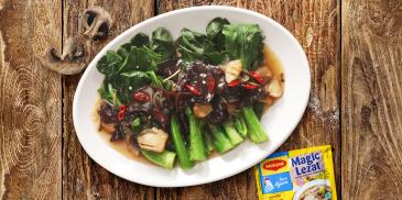Kreasi Masak Pintar #MaggixYummy: Kailan Cah Jamur