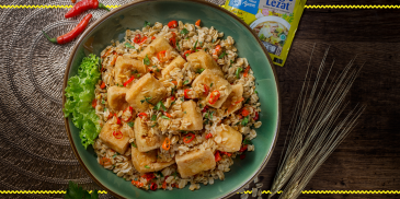 Tahu Goreng Oatmeal