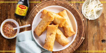 Lumpia Bengkoang Sambal Kacang
