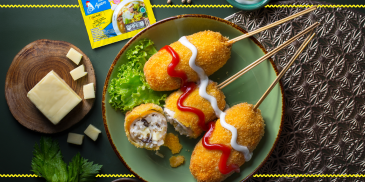 Stik Nasi Ayam Keju